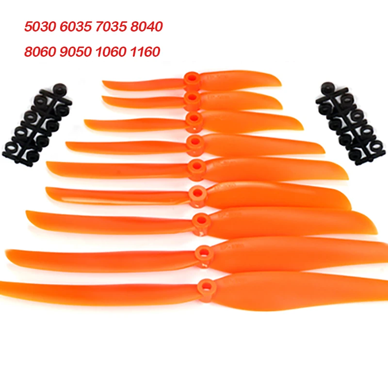 

10PCS 5030 6035 7035 8040 8060 9050 1060 1160 Direct Drive Propeller 6mm with Diameter Washers For RC Models Airplane
