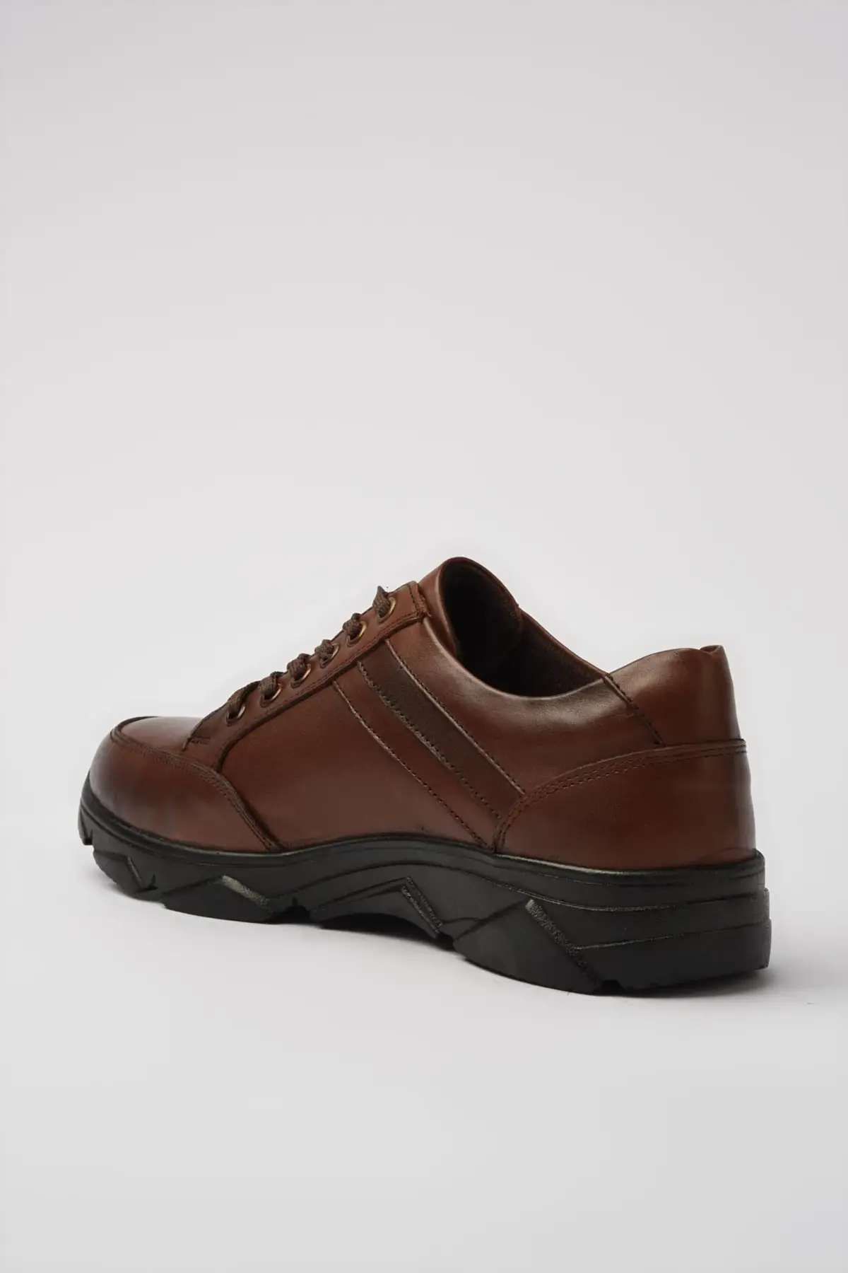 

Men Sport Footwear Genuine Leather Tan Casual Aya Breathable Sneakers Lightweight Trainers Vulcanize Shoes Comfort Cool