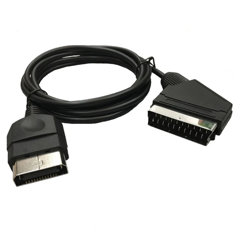 

1.8M/70.87In RGB SCART Cable 24Pin High Difination Fit For TV AV, Scart RGB Cable For 360 Game Console