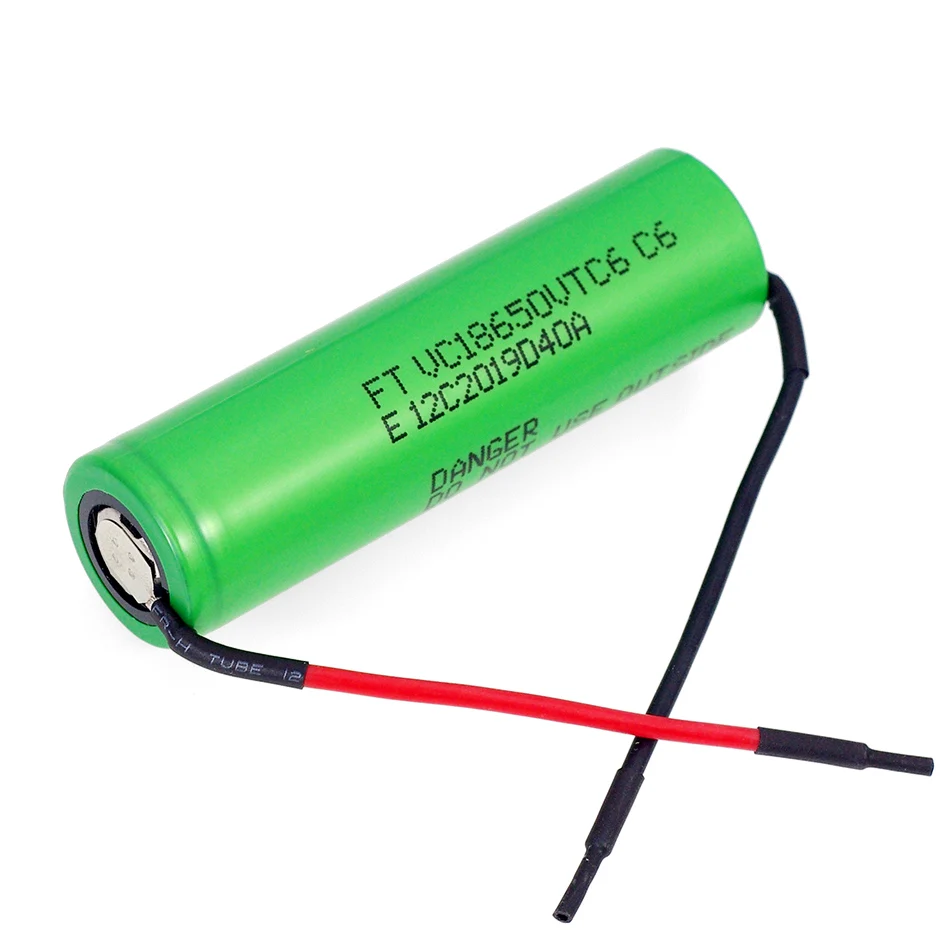 2022 VariCore VTC6 3.7V 3000mAh 18650 Li-ion Battery 20A Discharge VC18650VTC6 electrical tools batteries+DIY Line | Электроника