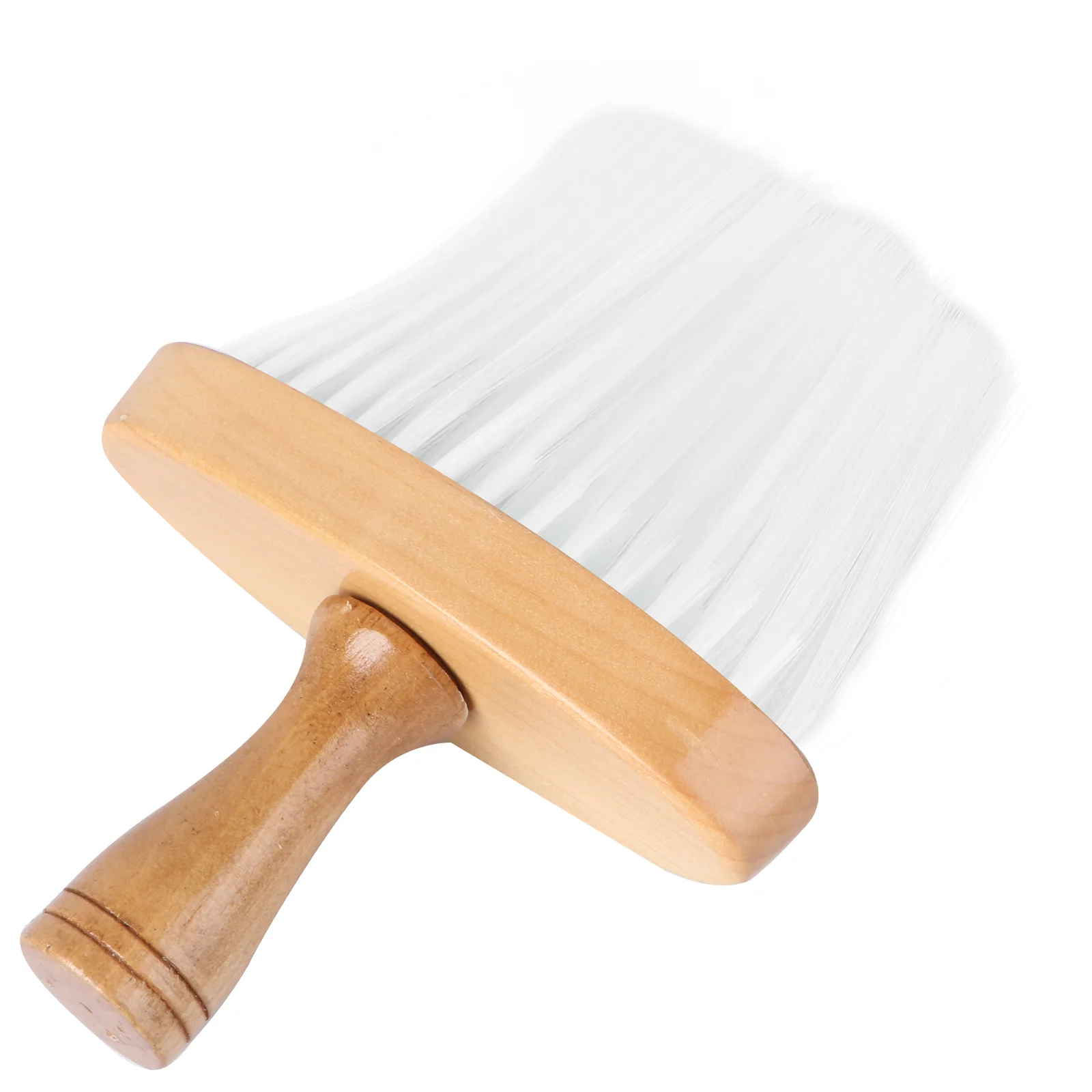 

1pc Salon Brush Face Hairdressing Neck Fiber Duster Brush Hairdressing Duster Hair Cutting Brush for Barber