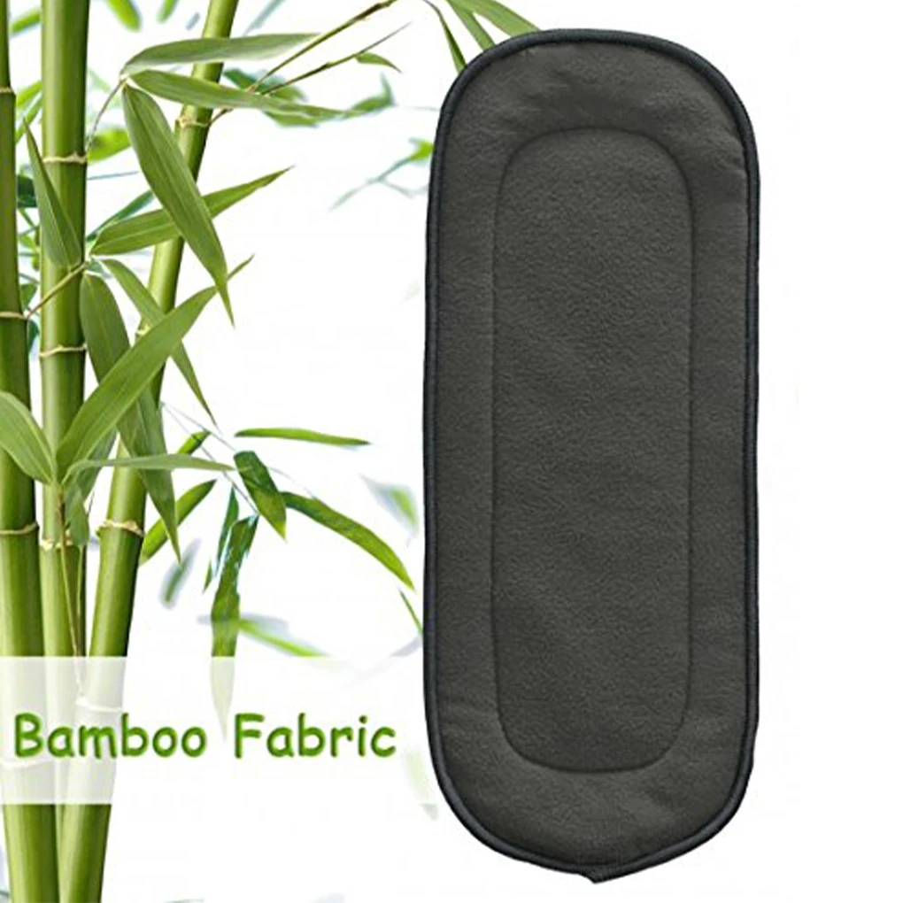 

10 шт. детские тканевые моющиеся подгузники вкладыши Сменные дышащие вкладыши для ночевки бамбуковые тканевые подгузники