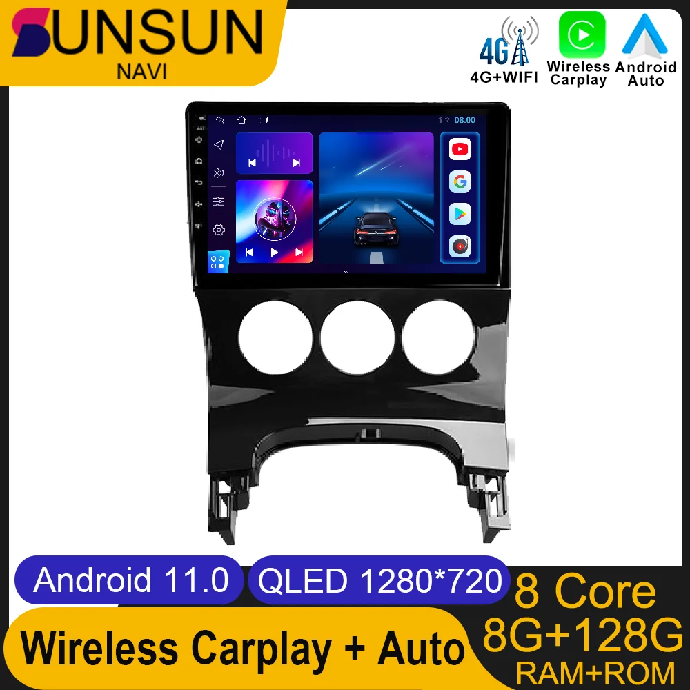 

Android 11 For Peugeot 3008 2009 - 2015 MT Car Radio Stereo Multimedia Navigation GPS Video Player DSP IPS Bluetooth WIFI