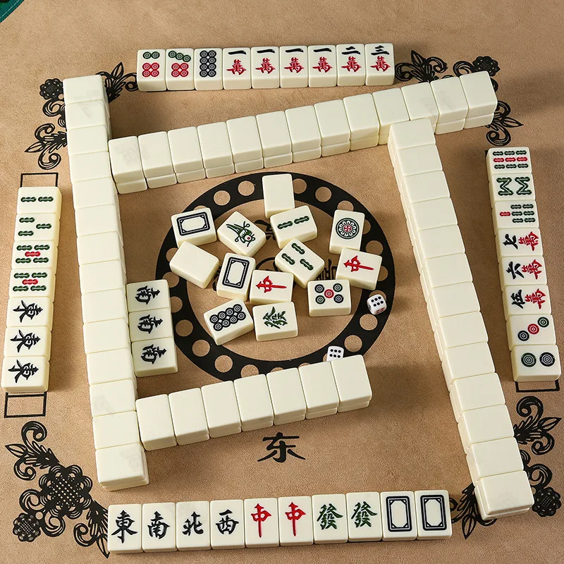 Бытовая плитка для маджонга цвета слоновой кости первоклассная настоящая