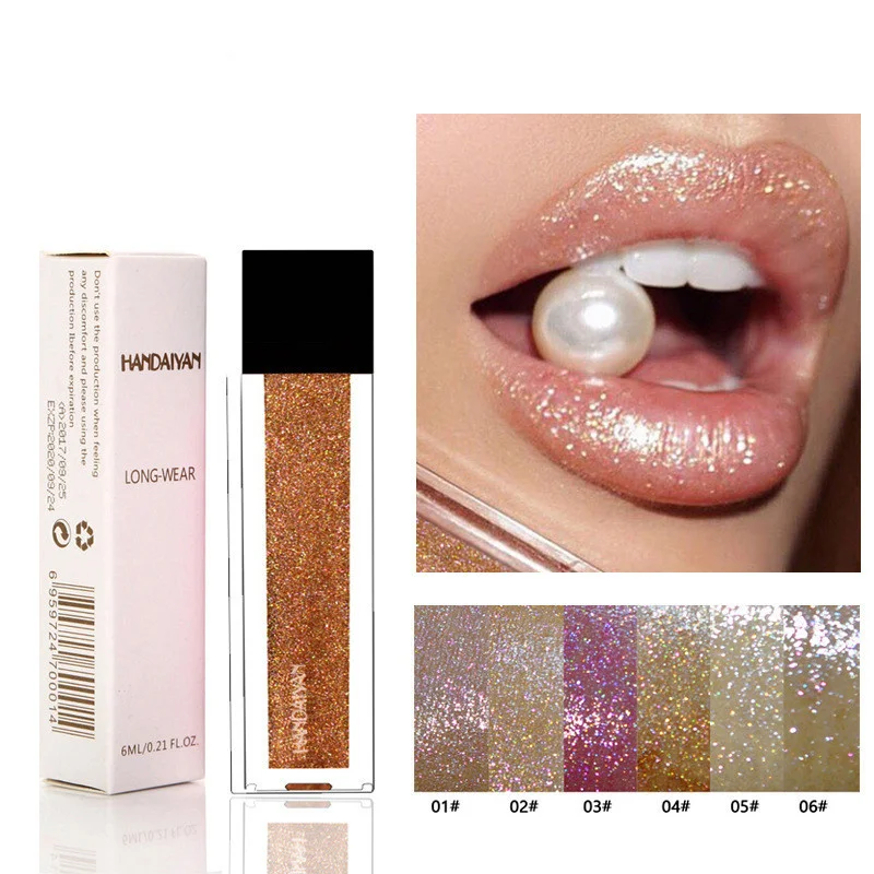 

Pearly Glitter Non-stick Cup Lip Gloss Mermaid Shiny Lip Gloss Lip Gloss Cosmetics 1 pcs помада для губ блеск для губ