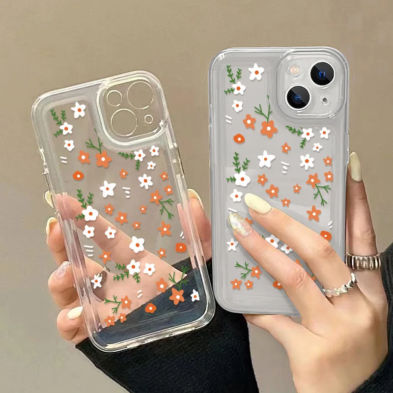 

For Samsung A52 A53 A52S 5g A22 Case Flower Phone Case For Xiaomi Redmi Note 8 9 10 Pro 9s 10s 11s Poco X4 Pro Mi 11 Lite Cover