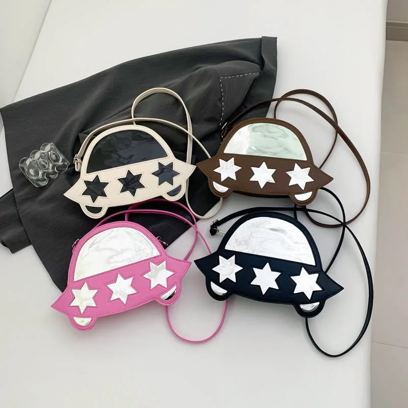 New &quotUFO Spacecraft Bag&quot Women's Trend Personality Single Shoulder Bag Designer Y2K Ladies Stars Hollow Small Crossbody Bags