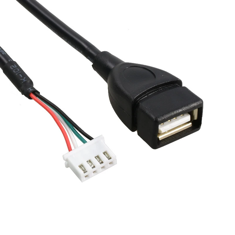 Купи USB to 4P xh2.54 cable, 4P MX1.25 Female to USB 2.0 Female/ Male Cable USB to Dupont 4 pin Data Cable 30cm； за 65 рублей в магазине AliExpress