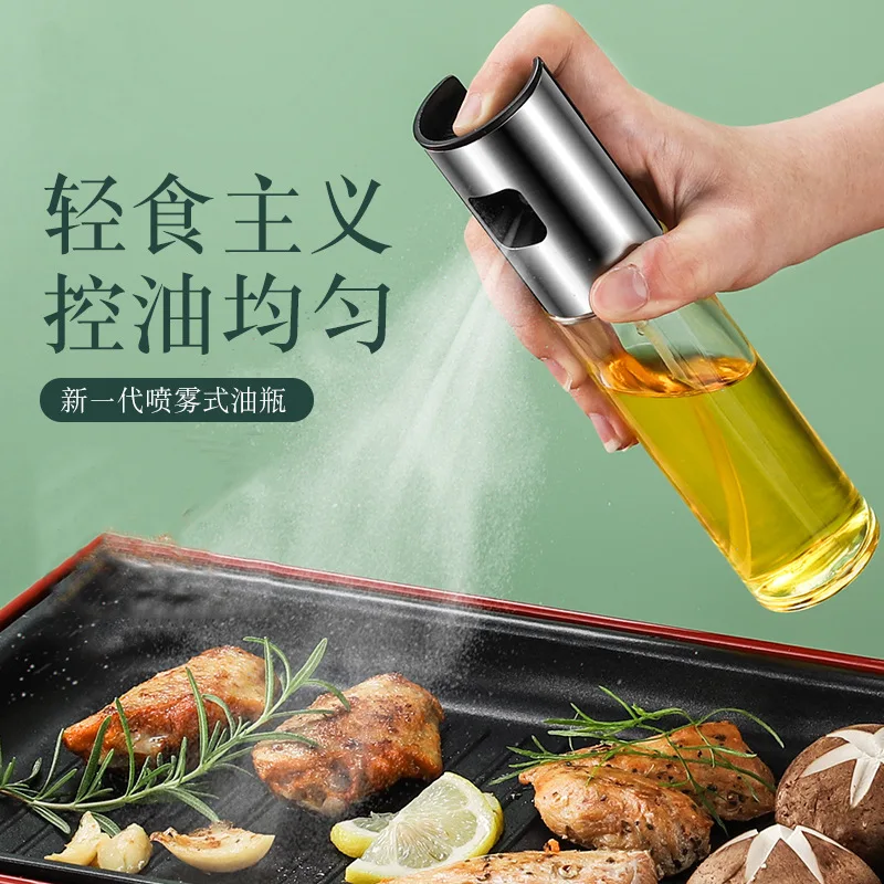 

Oil Spray Bottle Sprayer Aceite Bbq Aceitera Kitchen Accessories Utensils Tools Gadget Sets Cooking Barbacoa Olive Glass Huille