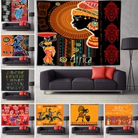 african woman wall art tapestry abstract african woman painting wall hanging for living room decoration aesthetic tapestry