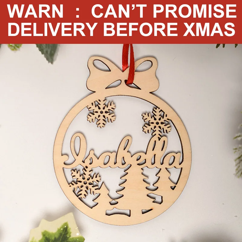 

Персонализированный Рождественский шар-Индивидуальный Рождественский орнамент, фотошар с именем и годом