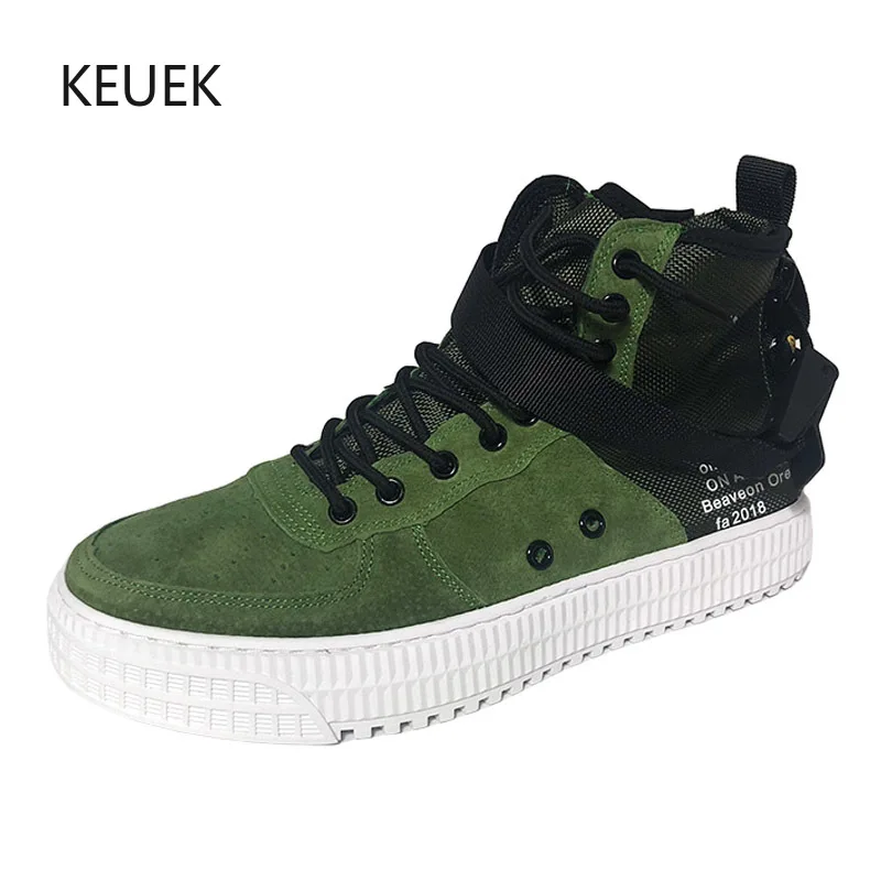 

New Luxury High Top Casual Shoes Men Sneakers Breathable Outdoor Sport Shoes Male Fashion Lace-Up Thick Sole Flats Moccasins 5A