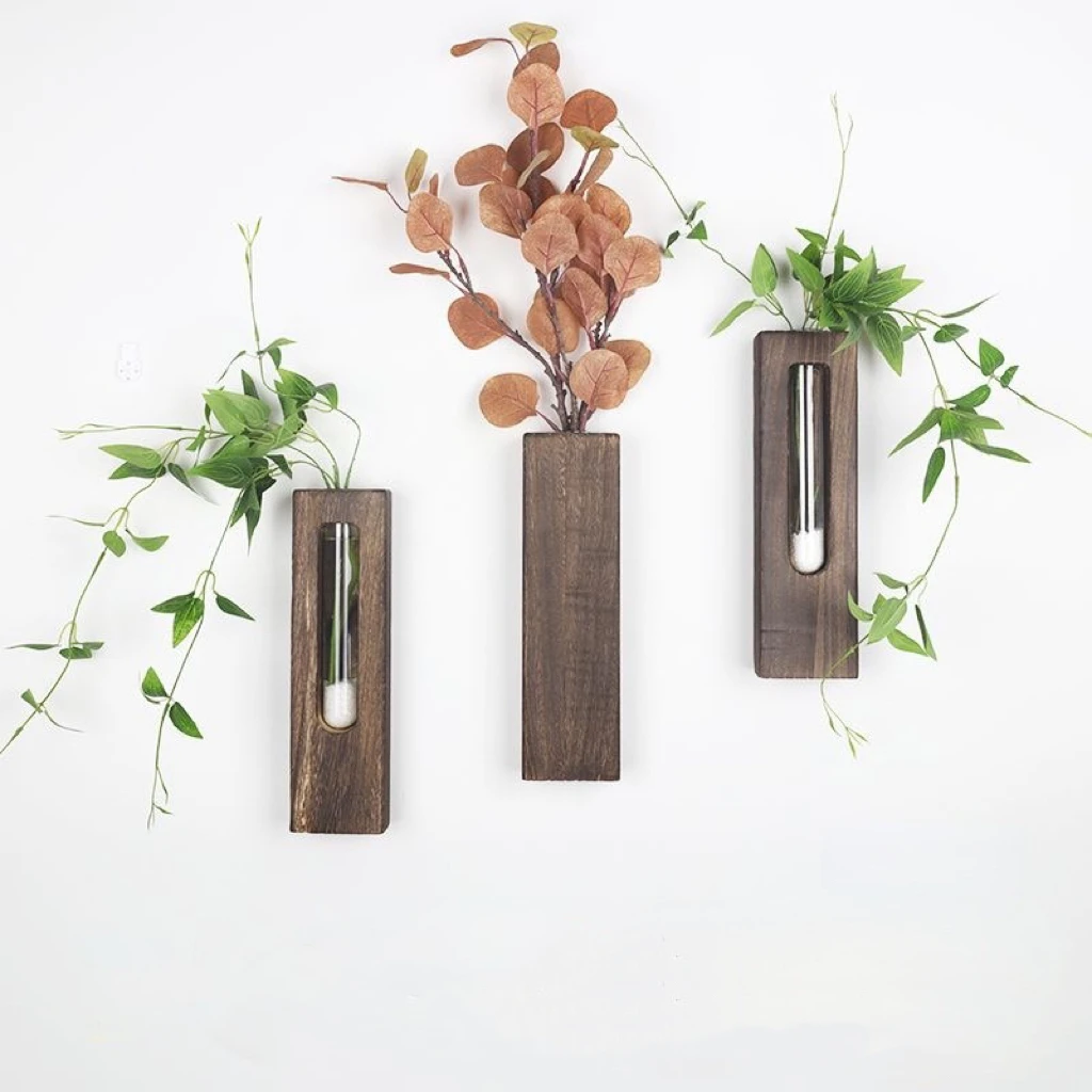 

Creative Wooden Vase Dining Room Wall Hanging Accessories