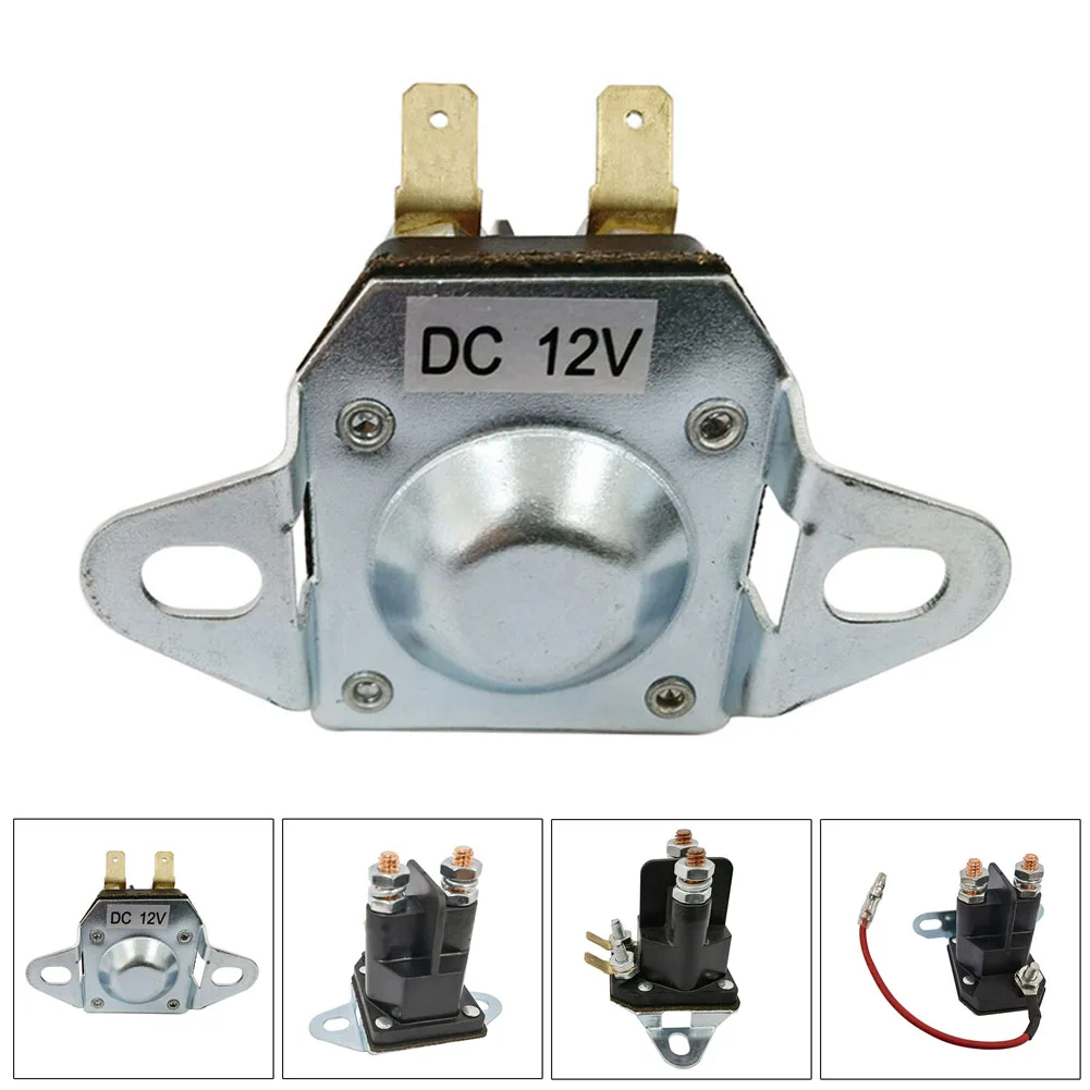 

12v Starter Solenoid Fits MOUNTFIELD RIDE ON -Base Fitting With Spade Connectors High Strength Garden Replacement Repair Tool