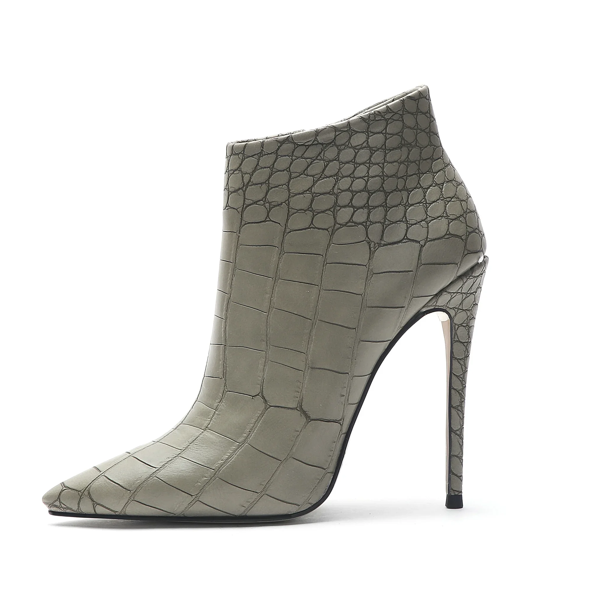 Arden Furtado 2024 кожаные ботильоны с тиснением современные ботинки на очень высоком