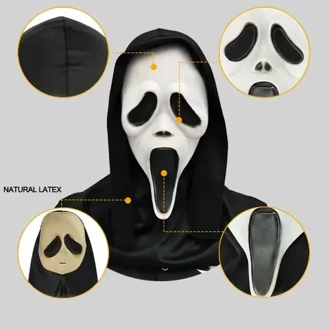 Латексная маска Ghostface