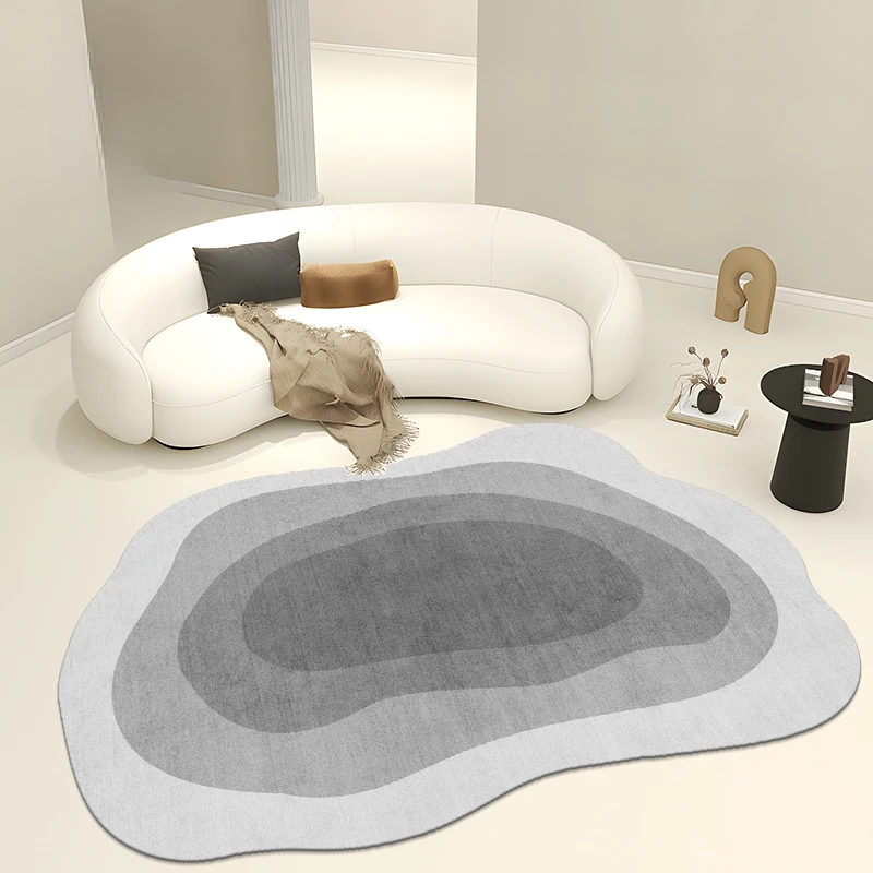 

Японский несимметричный ковер в скандинавском стиле, современные утолщенные прикроватные ковры для спальни, гостиной, дивана, журнального столика, коврик для ванной и кухни