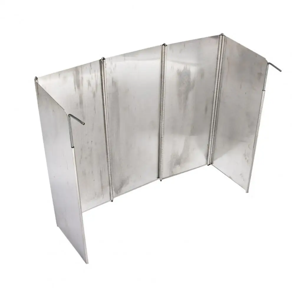 

Windscreen Stove for Outdoor Windshield Folding 5 Plates Aluminium Alloy Camping