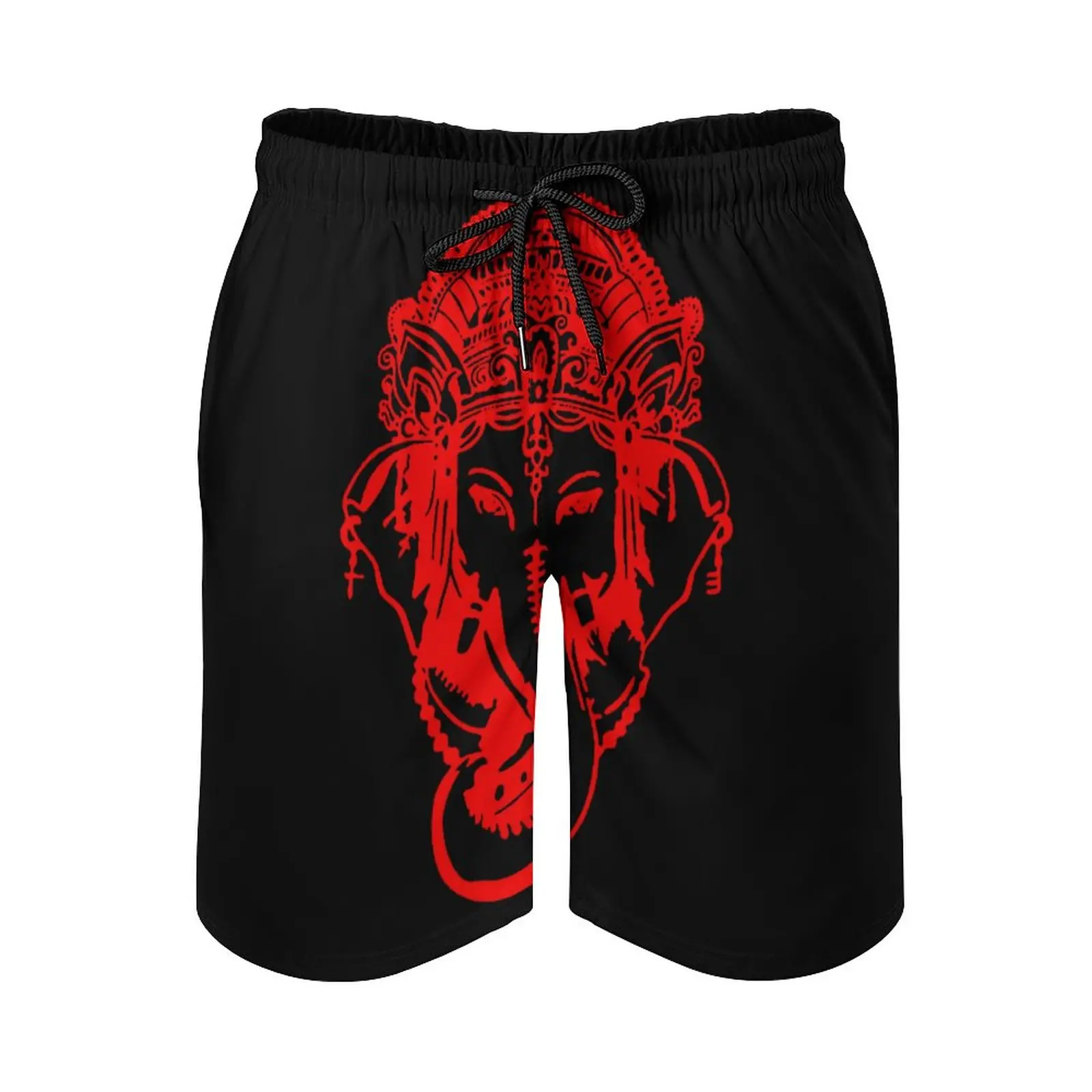 

Indochine Girl Anime BeachFunny Adjustable Drawcord Breathable Quick Dry Beach Pantsrunning Loose Elastic Male Shorts