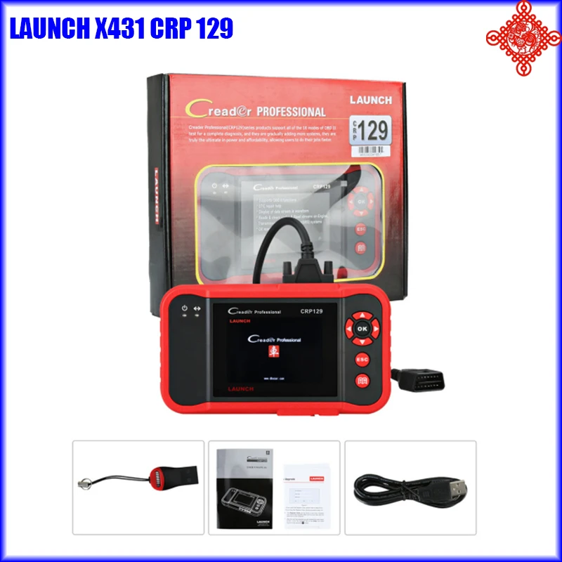 

LAUNCH X431 CRP129 OBD2 Engine ENG/AT/ABS/SRS EPB SAS Car Auto Diagnostic Tool Oil reset automotive Scanner Code Reader