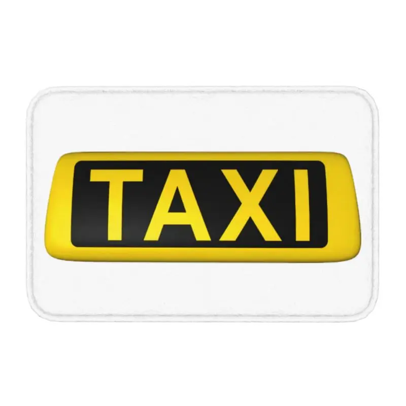 Забавный Придверный коврик для такси нескользящий напольный входа ванной кухни