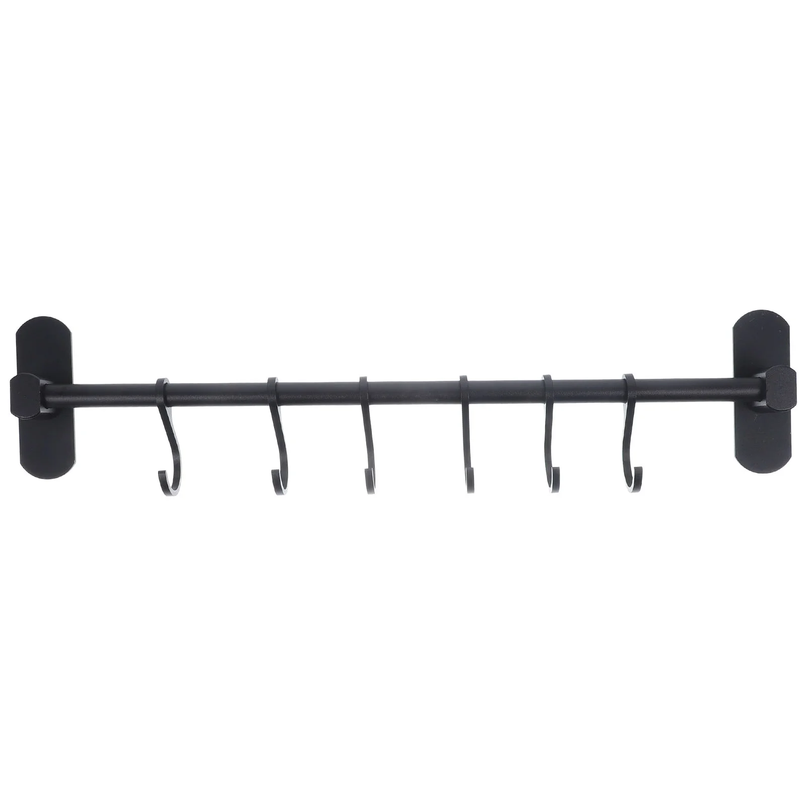 

Mug Holder Wall Mounted Kitchen Rail Metal S Hooks Pot Hanger Hanging Utensil Coffee Cup Rack