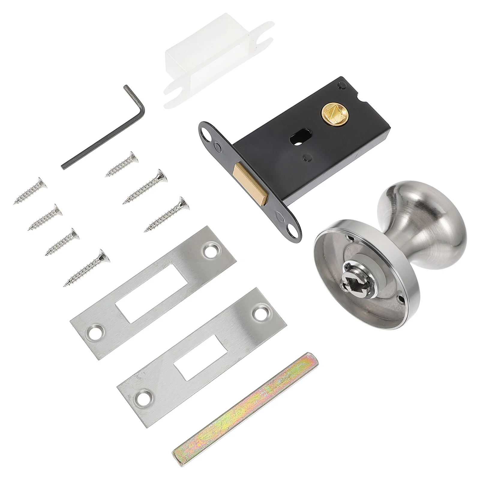 

1 Set Keyless Locks Zinc Alloy Rotate Bolt Lock Gate Latches Privacy Catch