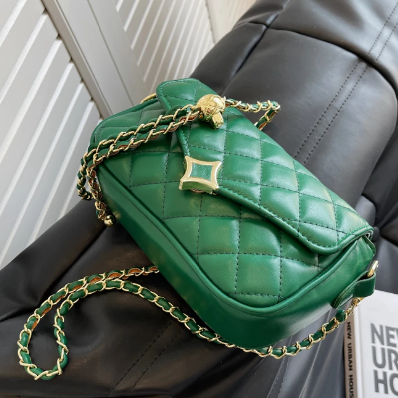 

2022 модная сумка через плечо, женская кожаная стеганая сумка из искусственной кожи, женские роскошные сумки, женские сумки, дизайнерские жен...