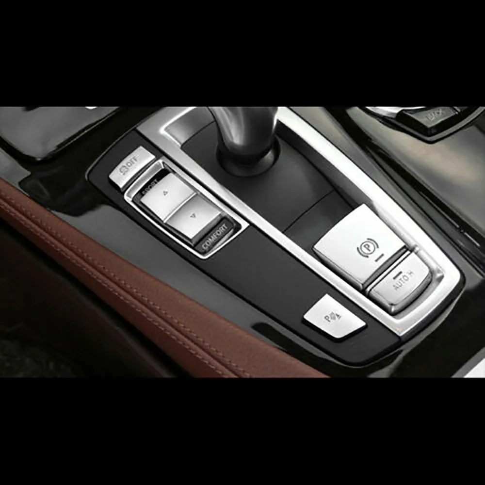 

Универсальная крышка переключения передач 3 шт. аксессуар декор для BMW 5 6 7 серии X3 X4 F25 F26 запчасти сменная Боковая Отделка