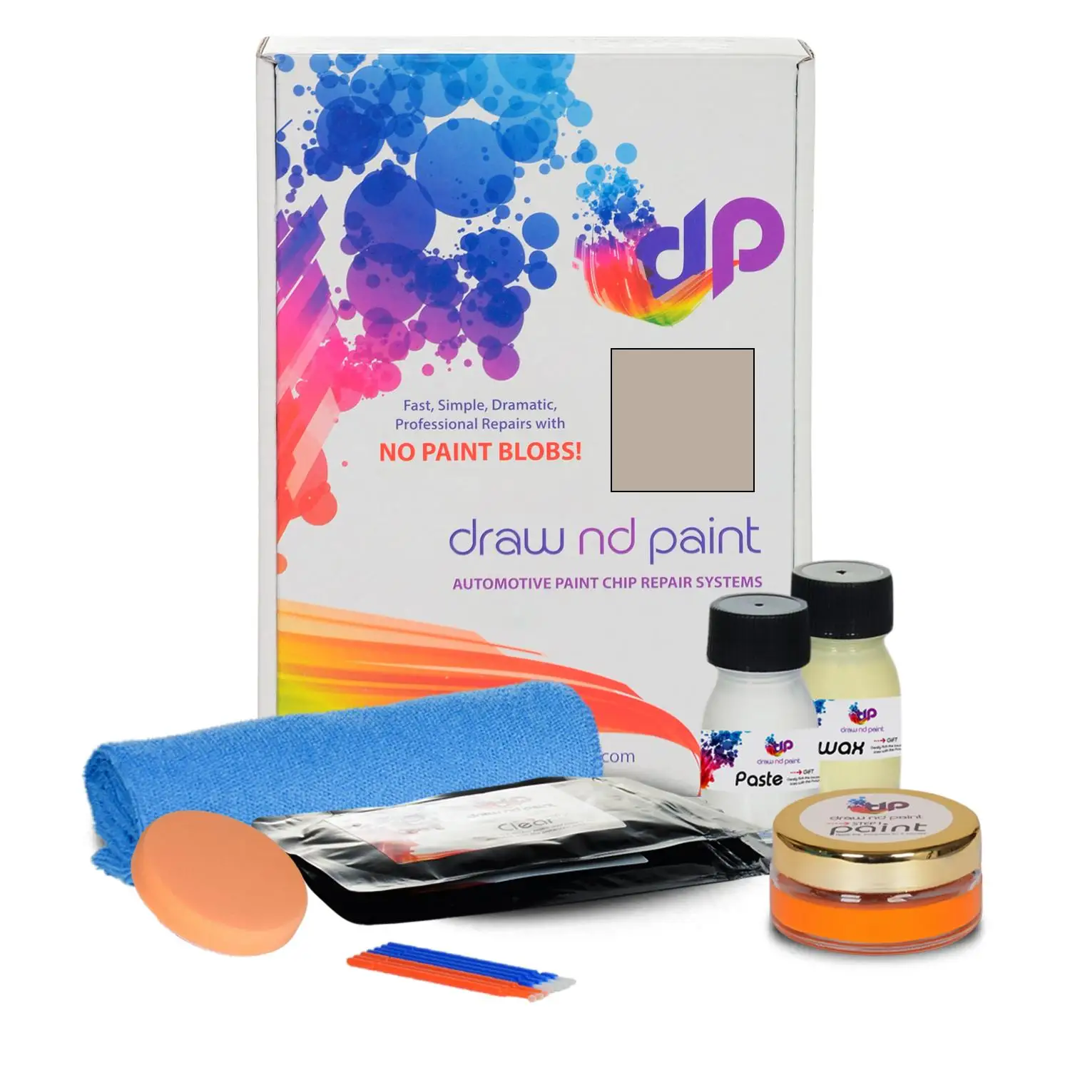 

DrawndPaint compatible with Chevrolet Automotive Touch Up Paint - DAYDREAM BEIGE MET - WA892T - Essential Care