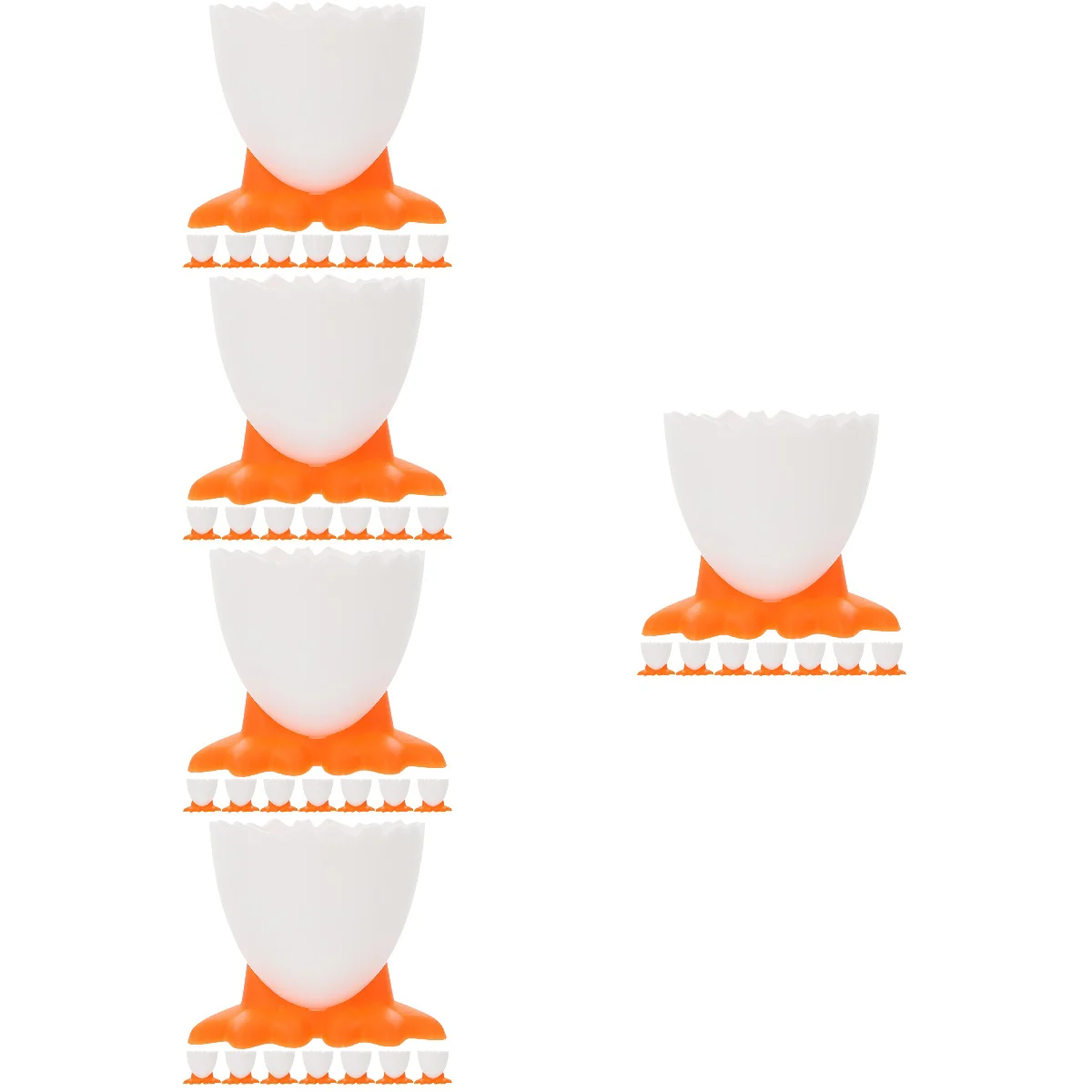 

Egg Cups Boiled Holder Soft Eggs Kids Poached Funny Holders Set Cup Poaching Topper Cute Chicken Poacher Novelty Breakfast