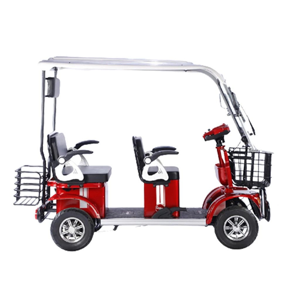 

800w Electric Four Wheel Vehicle Small Scale Electromobile 60v32a Household Battery Transportation Vehicle