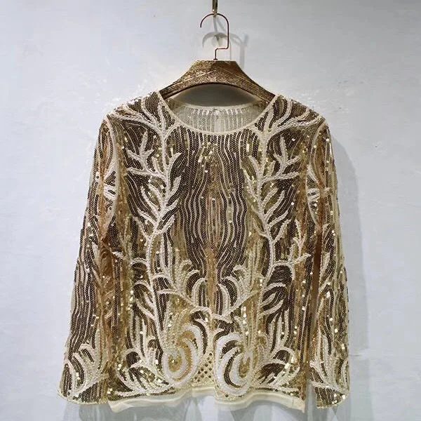 Женские блузки с блестками сексуальные женские блестящие розовые топы Клубные