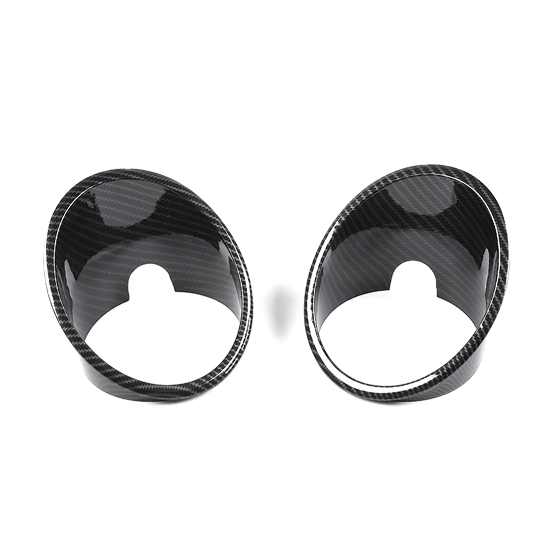 

Автомобильная передняя противотуманная фара декоративная крышка ABS для Dodge Challenger 2009-2014 Аксессуары, углеродное волокно