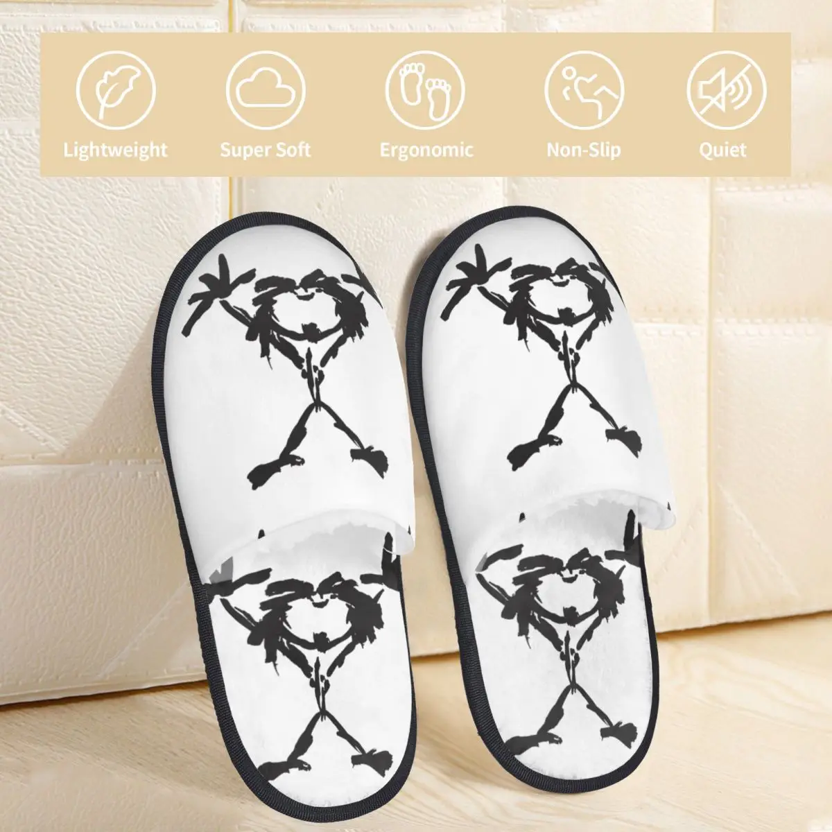 Зимние тапочки Pearls Jam Rock Band для спальни мягкие домашние меховые шлепанцы из