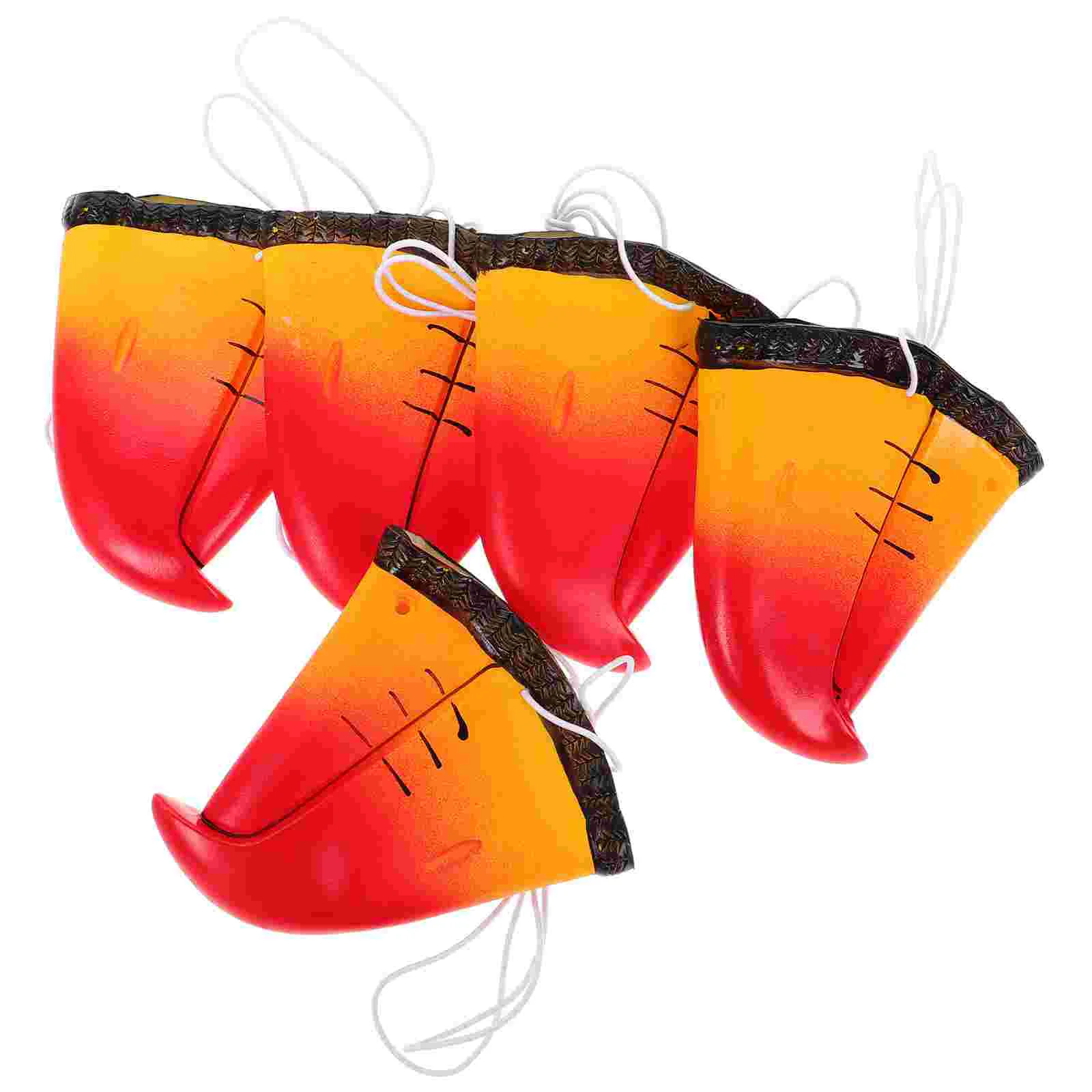 5 шт. Маска для носа попугая на Хэллоуин компактное цирковое платье лица