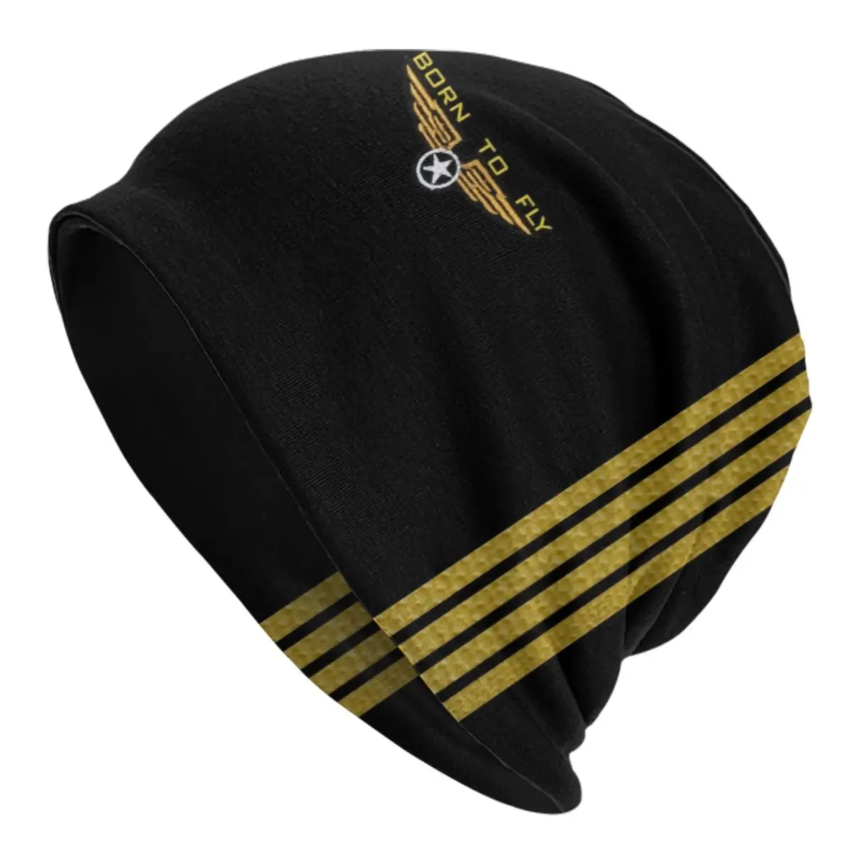 

Шапка-Авиатор Born To Fly, вязаные шапки для мужчин и женщин, мужские шапки в стиле хип-хоп, унисекс, летающие авиаторы, теплые зимние шапки, шапка