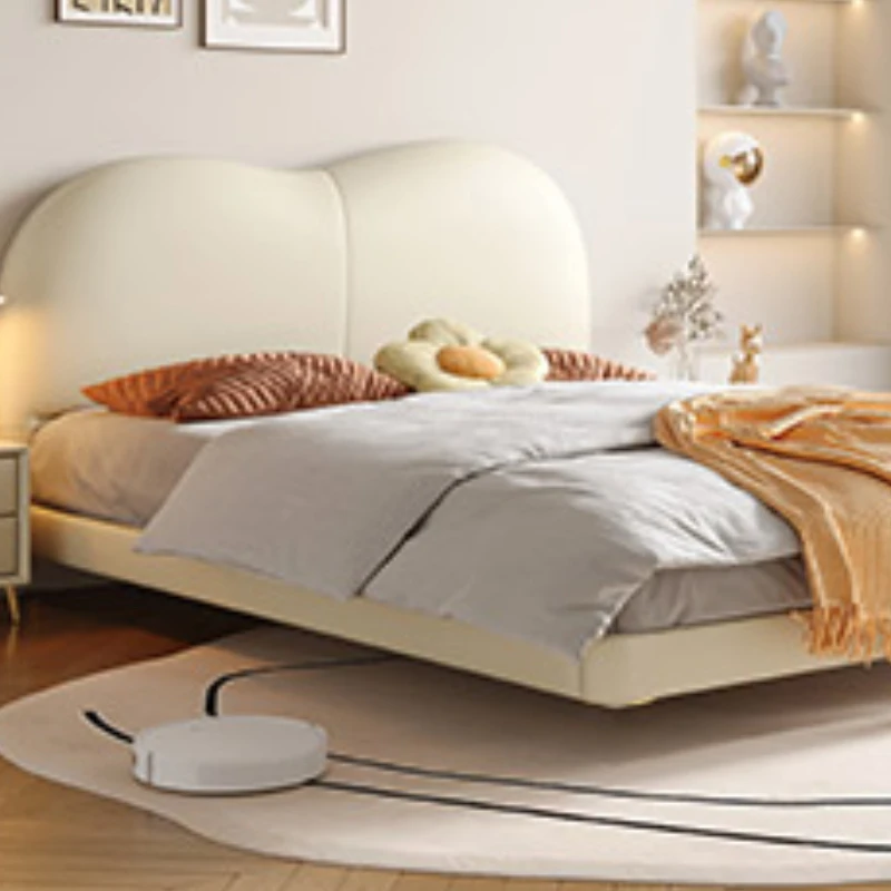 Современная индивидуальная кровать пушистая простая удобная двуспальная