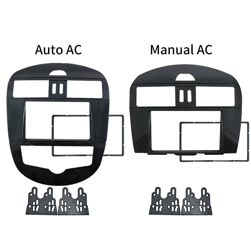 Двойная автомобильная стерео рамка для Nissan Tiida 2011-2016 Pulsar SSS 2DIN панель