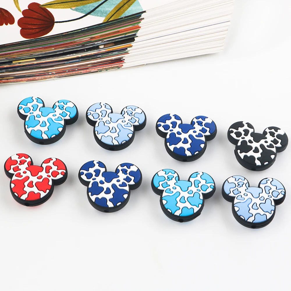 5-10 шт., силиконовые бусины для ювелирных изделий