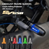 for suzuki sv650 1999 2000 2001 2002 2003 2004 2005 2006 2012 accessories exhaust frame sliders crash pads falling protector