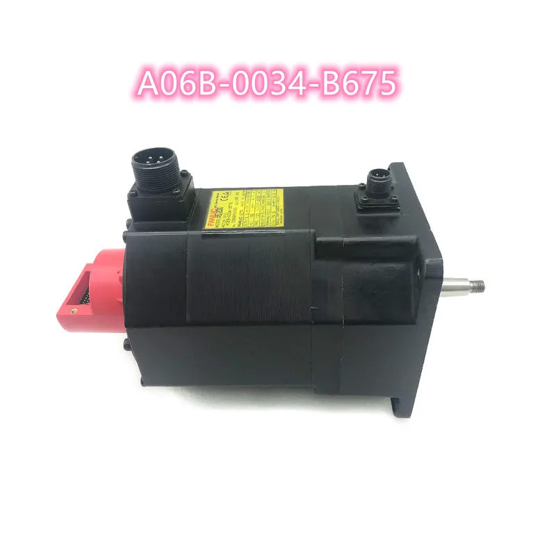 

used A06B-0034-B675 Fanuc AC Servo Motor Tested Ok For CNC Machine