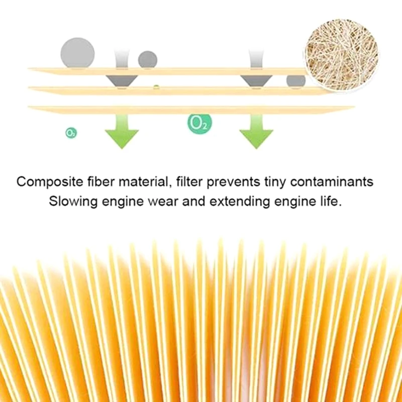 Масляный фильтр для Jeep Grand Cherokee WK2 2010 -2019 / Wrangler 2014-2017 3604CC двигатель 68191349AA 68191349AC 6 шт.