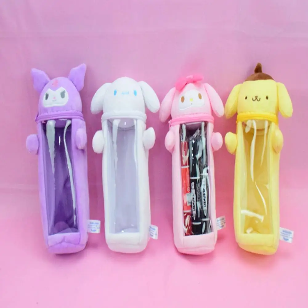 

Чехол для карандаша с рисунком из аниме Kuromi My Melody Cinnamoroll и желтой собаки, милый большой вместительный милый чехол для ручек, держатель для ру...