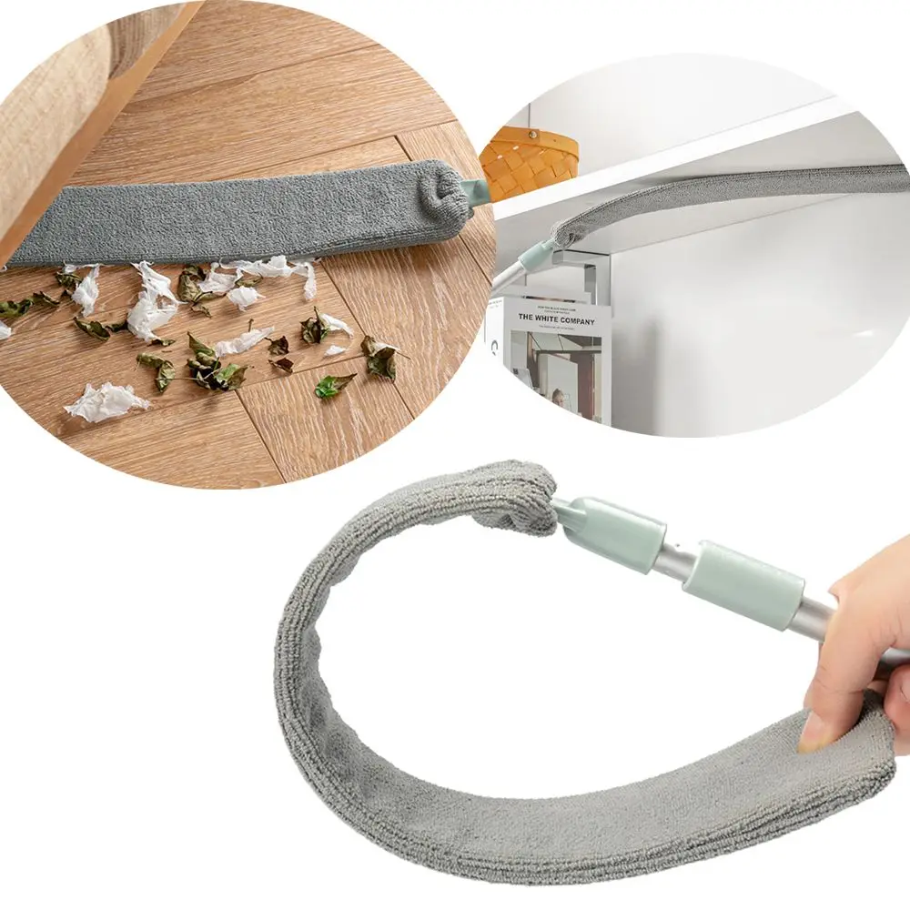 

Long Handle Tools Dust Cleaner Sofa Gap Extensible Mop Flexible Dust Brush Bedside Dust Brush Flat Dust Gap Brush