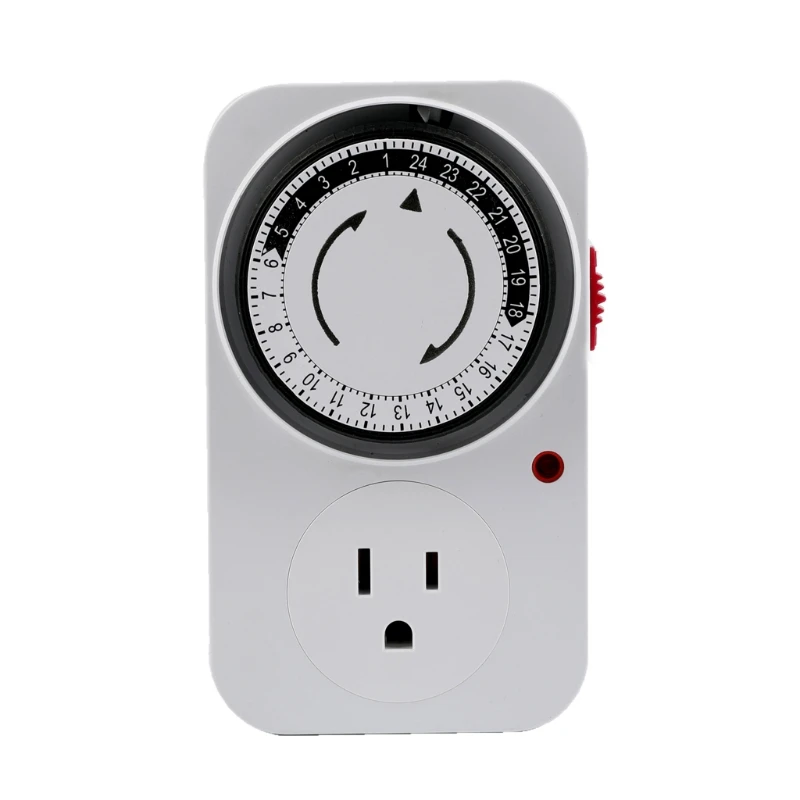 

24 Hour Cyclic Timer Switch Kitchen Timer Outlet Loop Universal Timing Socket Mechanical Timer UK EU US Plug
