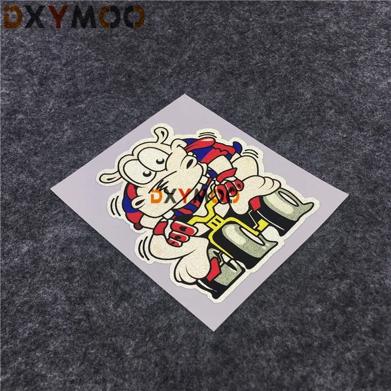 10x9 см автомобильный Стайлинг забавные светоотражающие наклейки на мотоцикл 3 м