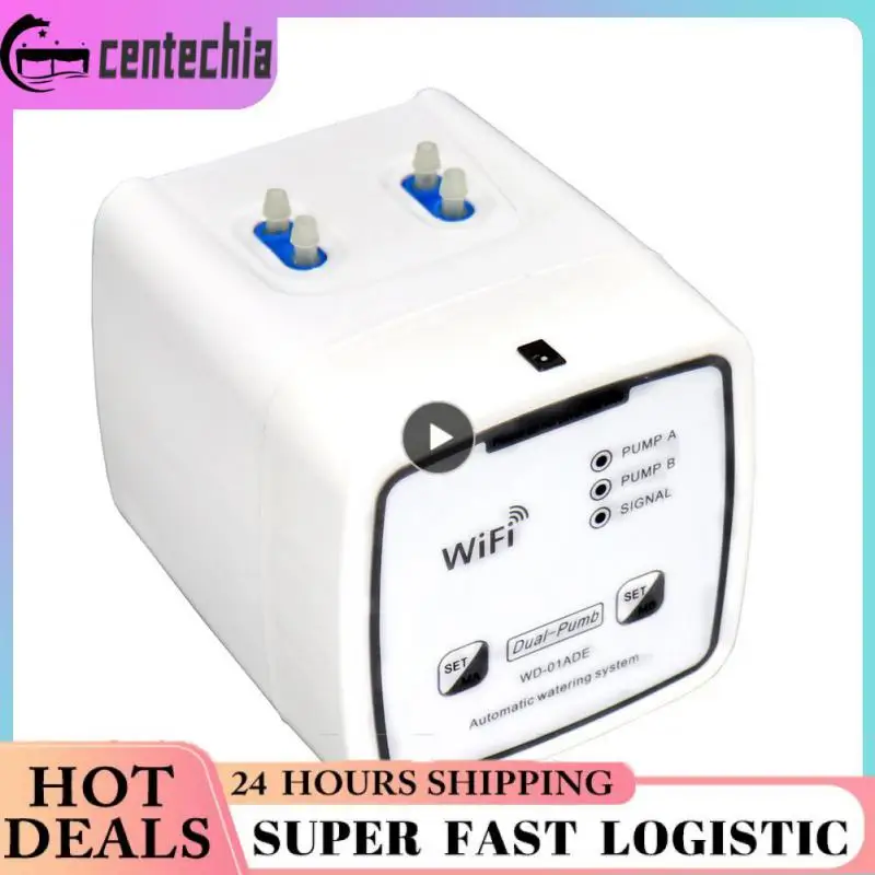 

Drip Irrigation System Double Pump Garden For Garden Plant Flower Irrigation Watering System Kit Remote Control Timers Automatic
