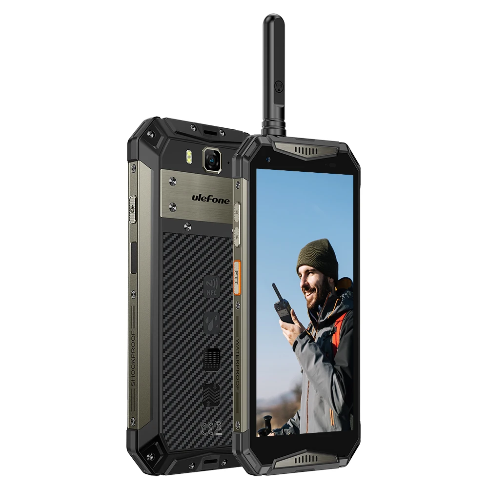 Фото Прочный смартфон Ulefone Armor 20WT, рация, 10850 мАч, большой аккумулятор, 12 г + 256 г, мобильный телефон, сотовый телефон 50 МП №3