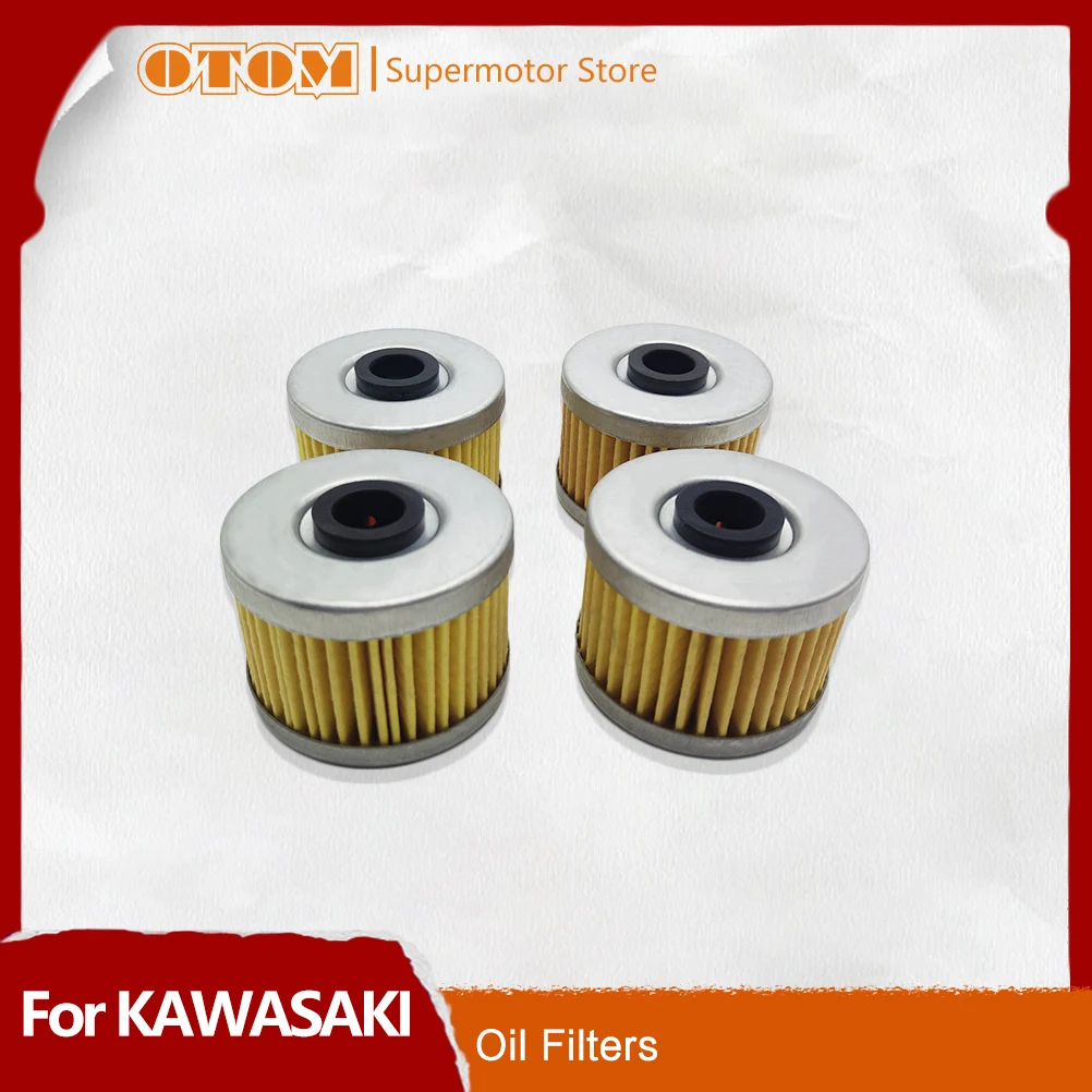 Масляные Фильтры OTOM для мотоцикла, фильтр для очистки KAWASAKI KLX250 KLX300 LONCIN CR6 VOGE 300R, запчасти для внедорожников и мотокроссов, аксессуары